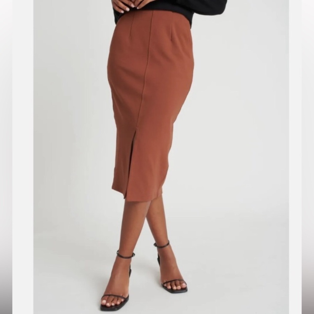 NWT Kit and Ace Serenity Double Knit Pencil Skirt in Cinnamon Size 6